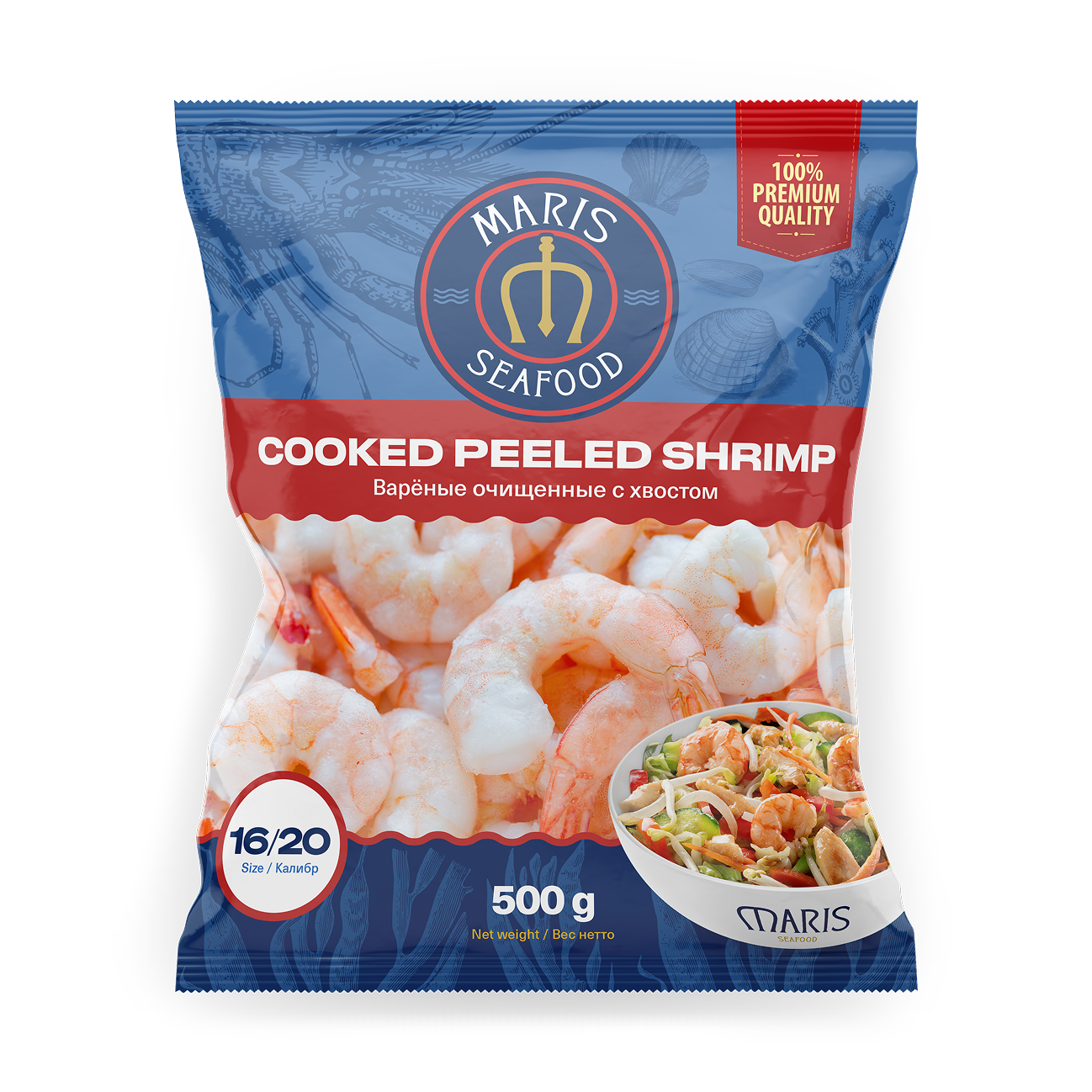 Cooked Peeled Tail On